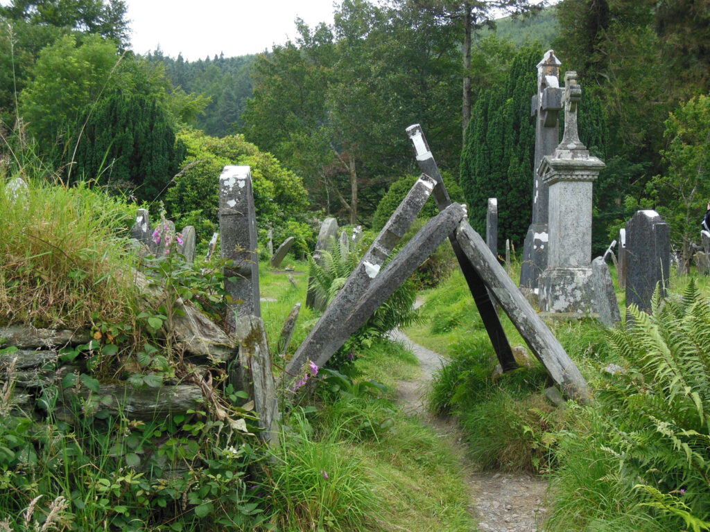 Over 50 dangerous Memorials found in this Cemetery.